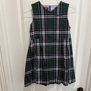 Tommy Hilfiger Blue and White Pleated Sundress